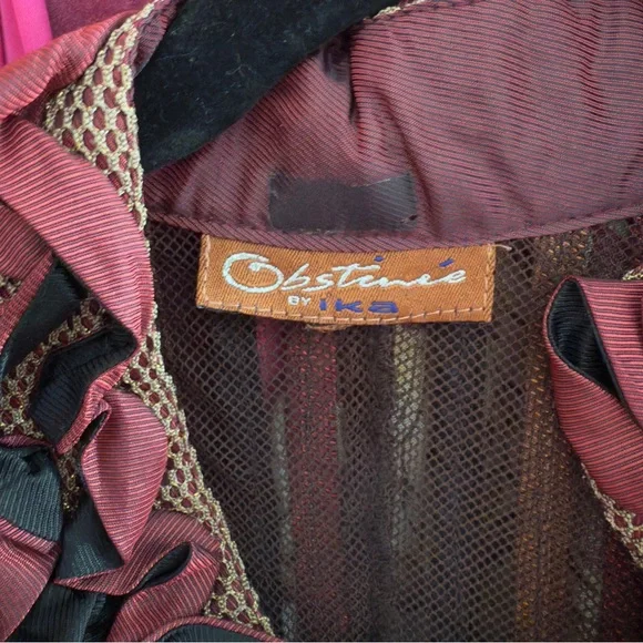 40. Statement Striped Ruffle Duster Cardigan - Picture 6 of 7